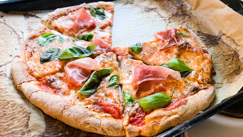 Kalorier i en pizza: storlek och fyllning avgör